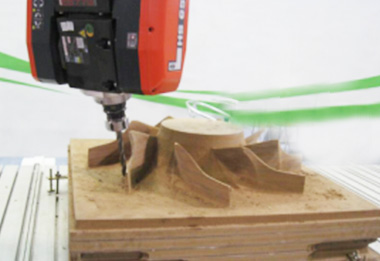 CNC router processing test